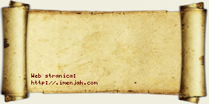 Blaža Hajdeman vizit kartica